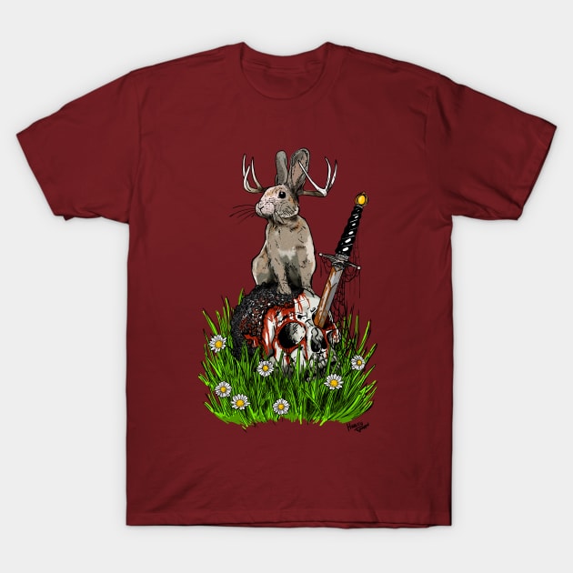 Jackalope T-Shirt by Harley Warren